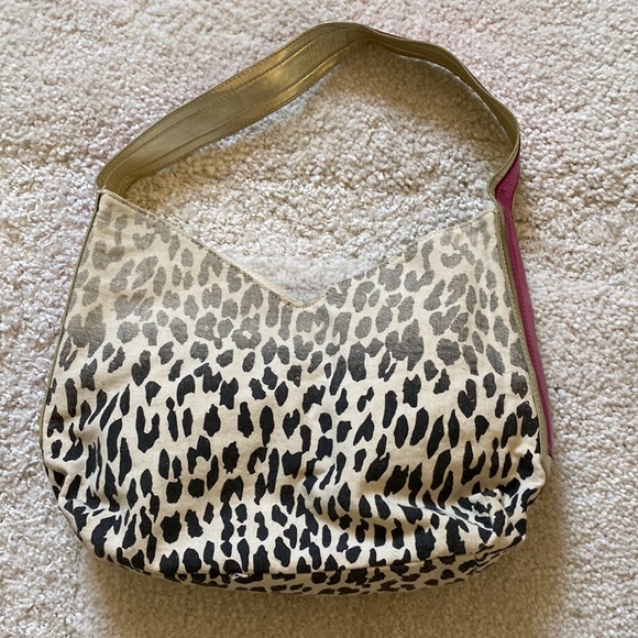 ED HARDY ETERNAL LOVE by Christian Audigier Animal Print Heart handbag - Picture 3 of 12